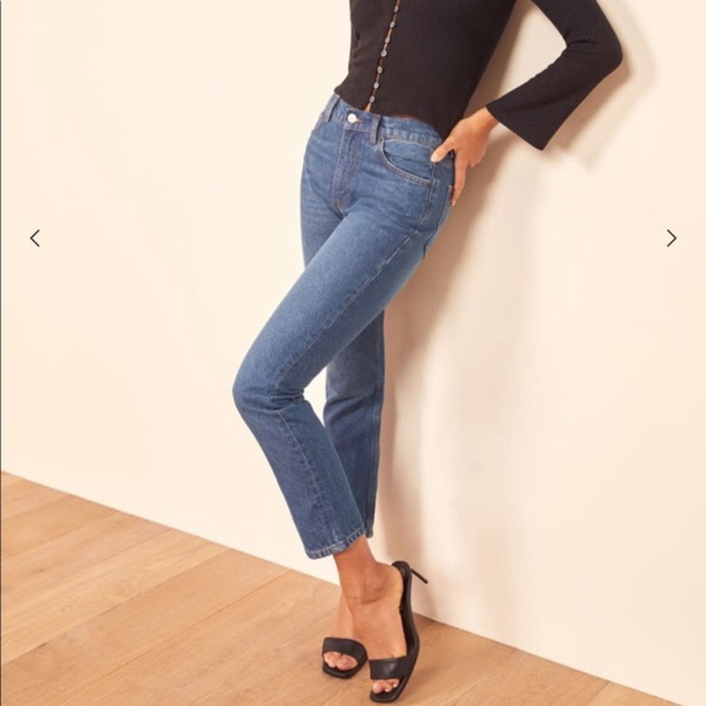 Reformation Julia Crop High Cigarette